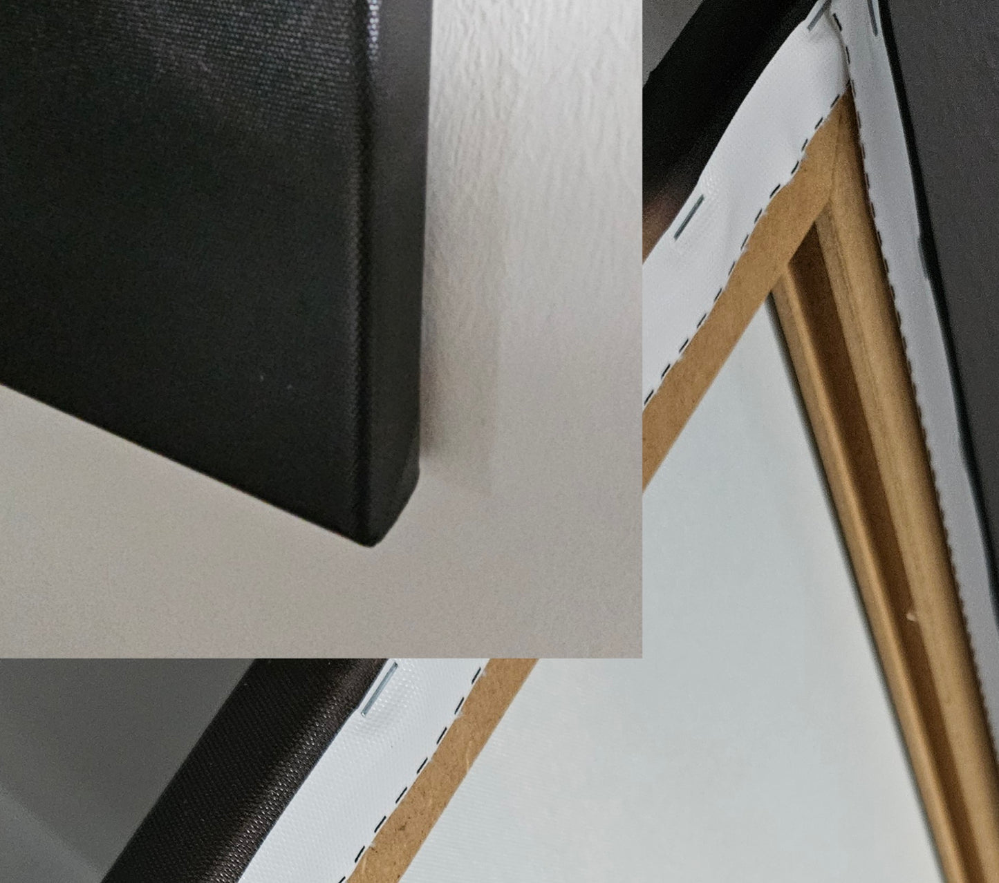 Casa - "Moderner Blickfang: Abstrakte Eleganz in warmen Erdtönen & Gold."