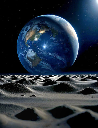 Erde vom Mond