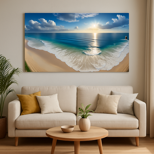 Kraft der Stille – Das Meer in Dir             
🔥 112x63 cm heute nur 99 € statt 134 €