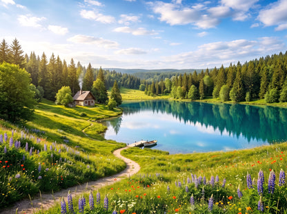 "Das Haus am See" holen Sie sich die Ruhe der Natur direkt in Ihr Wohnzimmer