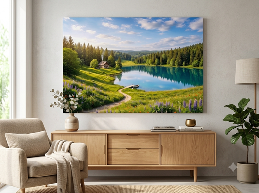 "Das Haus am See" holen Sie sich die Ruhe der Natur direkt in Ihr Wohnzimmer
